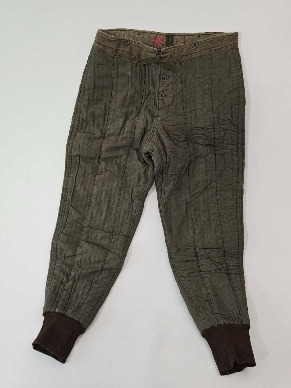 NOS Vintage Czech Army Thermal Trouser Liners M60 Cold Weather Quilted Pants L